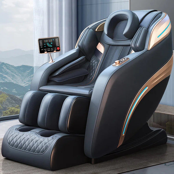 2025 Full Body 4D Massage Chair SL Track Zero Gravity, Shiatsu Recliner, Zero Gravity, Shiatsu, Heat, Foot Roller, Bluetooth