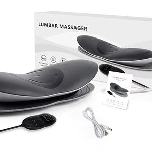 Electric Lumbar Traction Device Waist Back Massager with Heat for Lumbar Spine Fatigue Relief Back Stretcher for Sciatica Pain