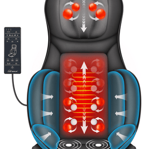 2D/3D Back Massager with Heat, Adjustable Seat Massage Cushion, Gifts