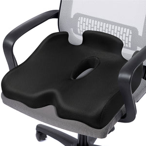 X Large Seat Cushion, Office Chair Pad for Relief Sciatica & Tailbone Pain, Non Slip Support Coccyx Pillow for Long Sitting