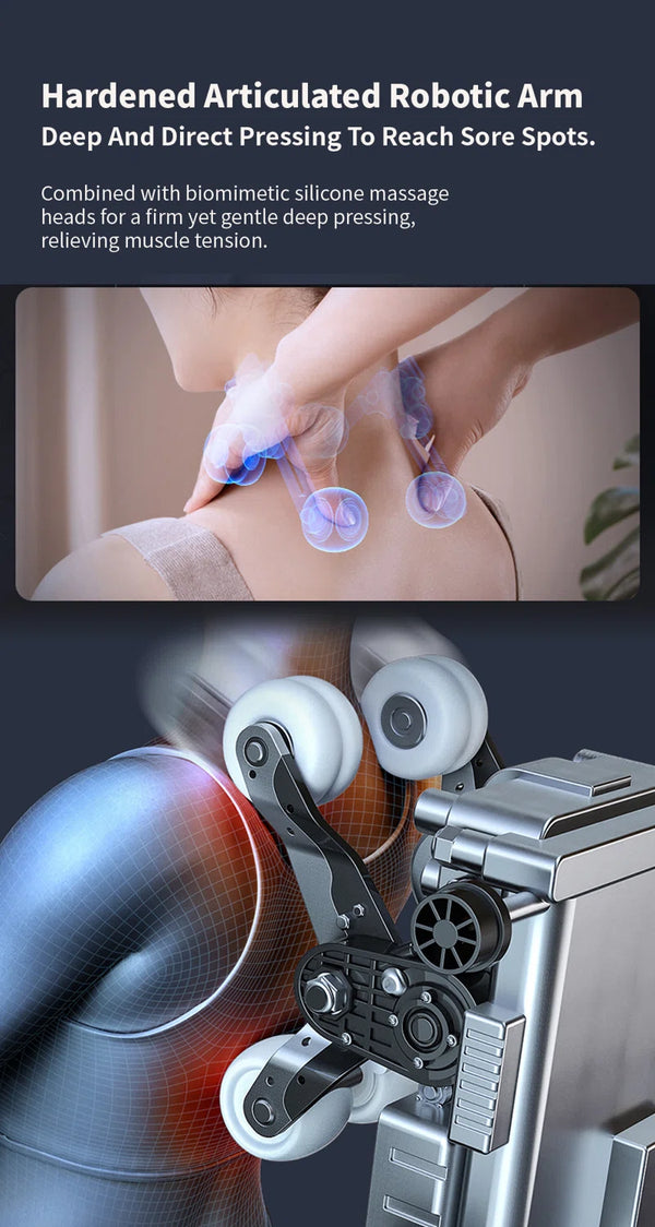 2025 Full Body 4D Massage Chair SL Track Zero Gravity, Shiatsu Recliner, Zero Gravity, Shiatsu, Heat, Foot Roller, Bluetooth