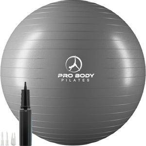 Exercise Ball - Multiple Sizes Gym Grade Balance Ball for Fitness, Yoga, Workout, Pregnancy & Physical Therapy