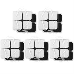 20-Pack TENS Unit Electrode Pads for EMS Massage & Pain Relief - 2x2 Inch Replacement Pads